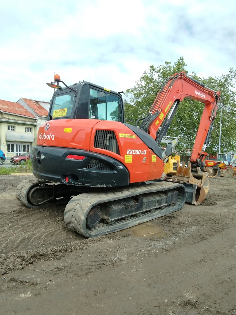 KUBOTA KX080-4A, 2017