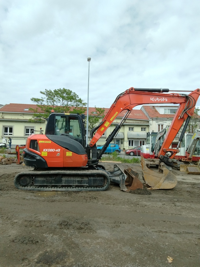 KUBOTA KX080-4A, 2017