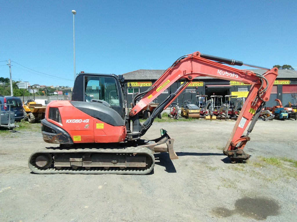 KUBOTA KX080-4, 2017