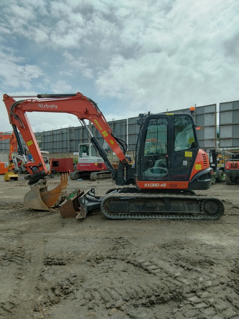 KUBOTA KX080-4A, 2017