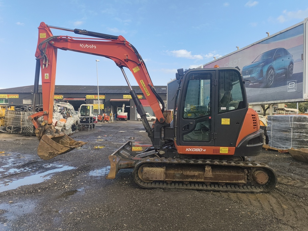 KUBOTA KX080-4, 2017